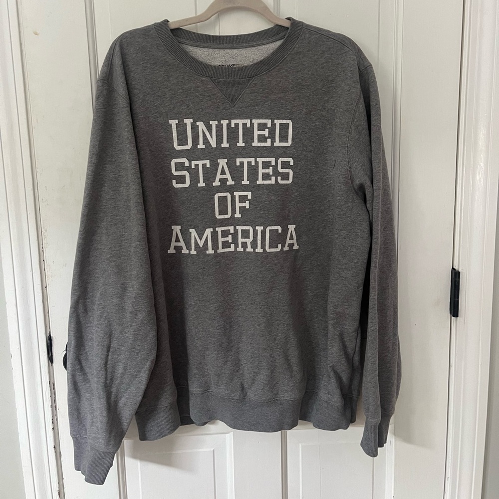 TEAM USA Grey Sweatshirt Official Merch
